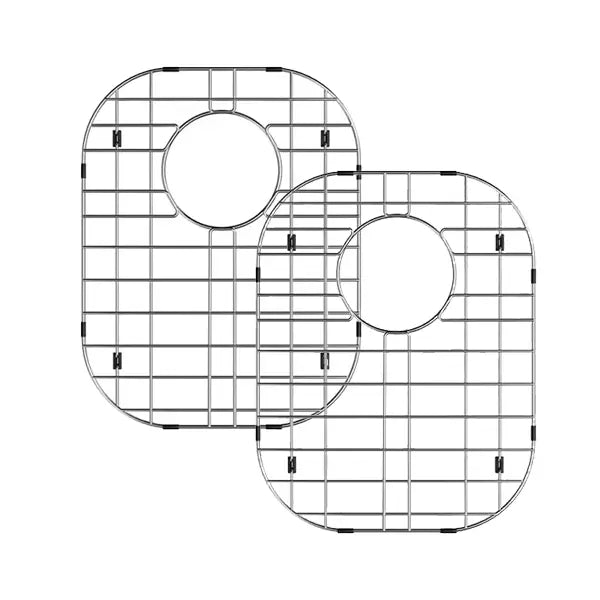 11-1/2" Stainless Steel Grid Bottom Protector for Double Bowl Kitchen Sink (2 PCS)