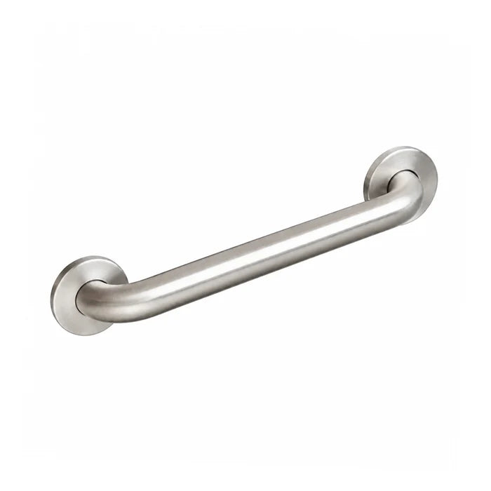 12-Inch Small Stainless Steel ADA Grab Bar with Concealed Snap Covers