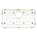 26-3/8" Gold Stainless Steel Bottom Grid with Rear Drain Opening for 30" Sink