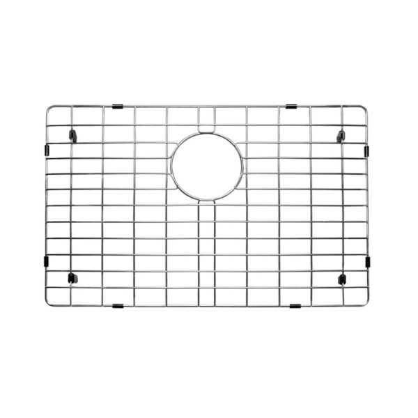 26-3/8" Stainless Steel Sink Grid Protector for 30-Inch Rear Drain Kitchen Sink