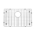 26-3/8" Stainless Steel Sink Grid Protector for 30-Inch Rear Drain Kitchen Sink