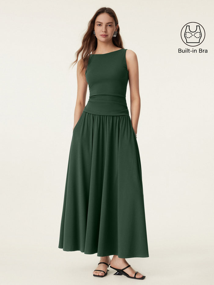 OGLmove Maxi Umbrella Skirt with Pockets