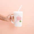 34 oz Mega Mug "Dink & Drink" - Greige Goods