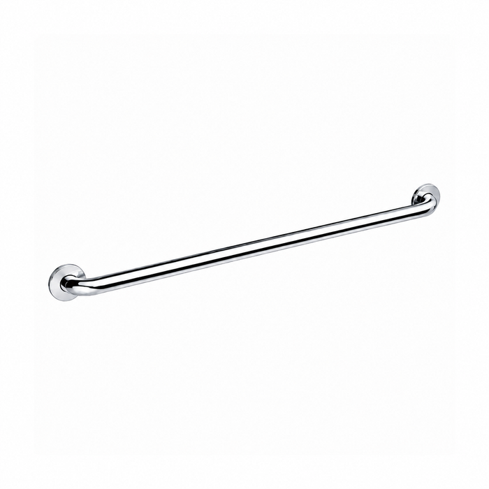 42-Inch Chrome ADA Grab Bar for Toilet Side Walls