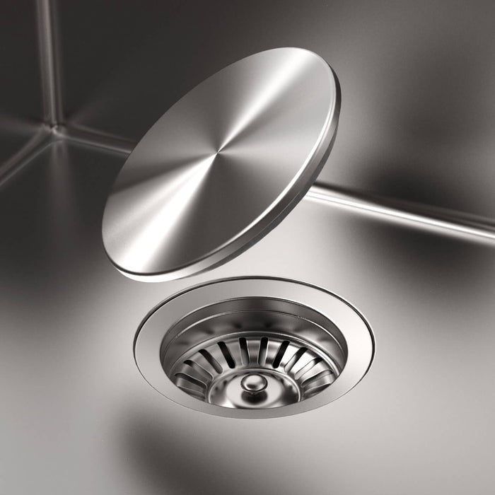 5-3/4" Stainless Steel Decorative Cap Flow Cover for Drain