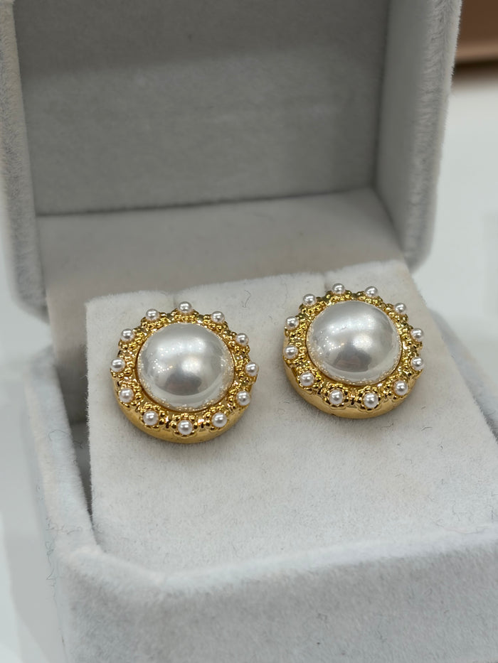 Gold Stud Earrings