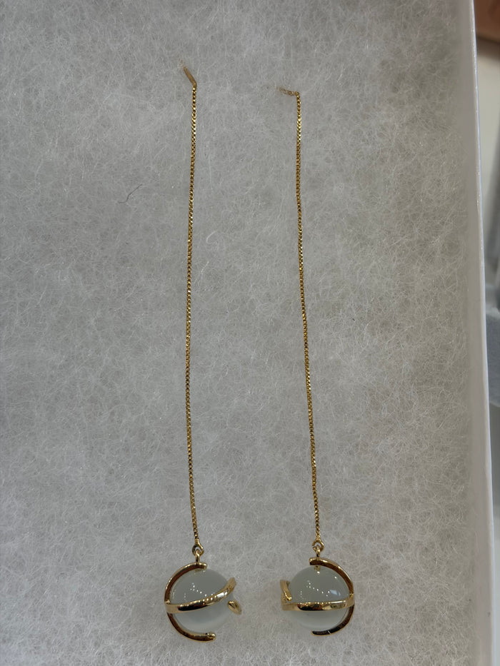 Drop Ball Earrings