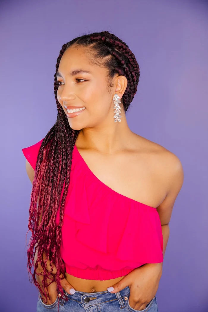 Ainsley Beaded Drop Earring - Greige Goods
