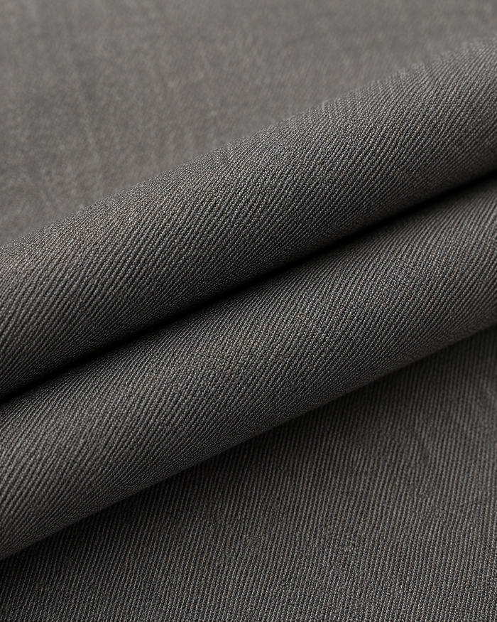 AKAZ COSTA Men's Grey Formal Trousers | Tailored Fit Dress Pants for Office & Business