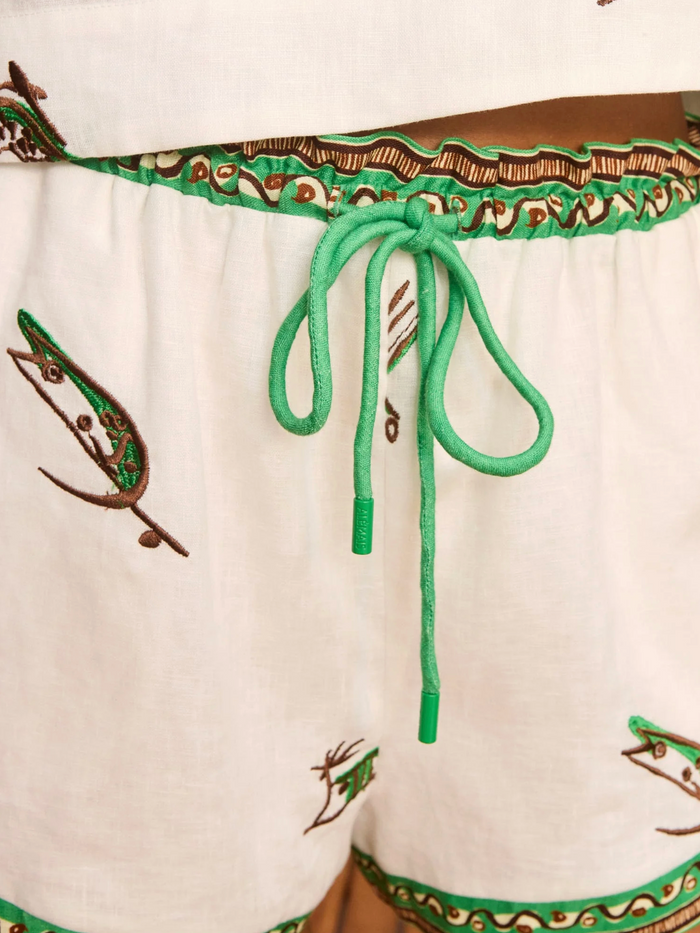 Alemais Wanda Embroidered Short