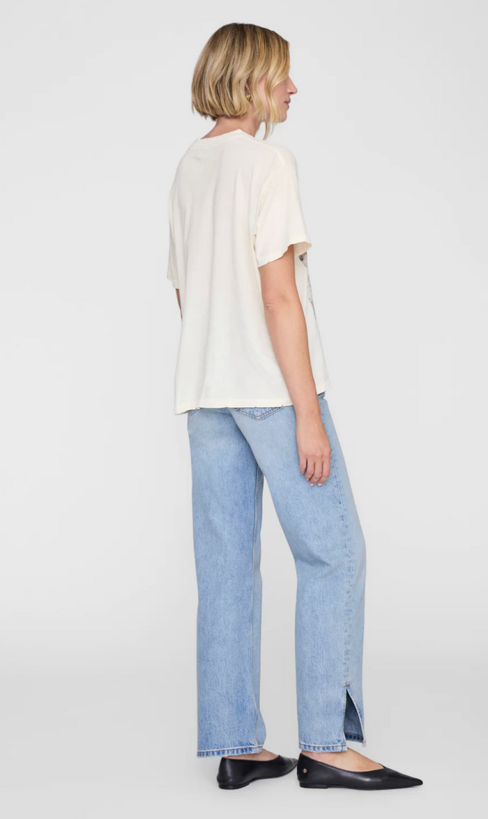 Anine Bing Cade Tee Wildflowers - Off White