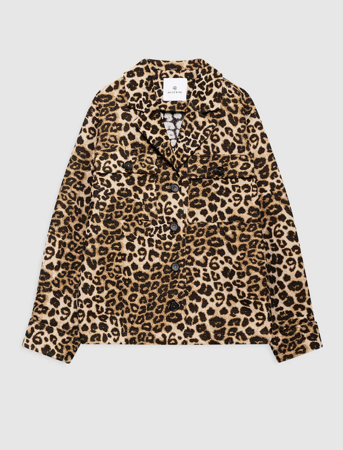 Anine Bing Flynn Jacket - Leopard