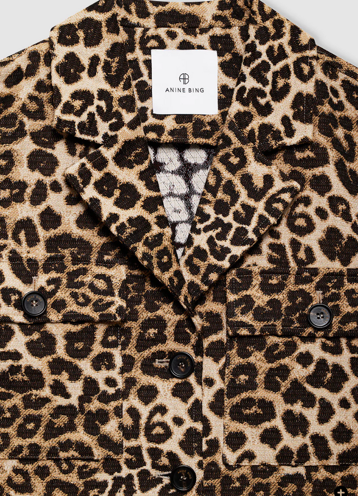 Anine Bing Flynn Jacket - Leopard