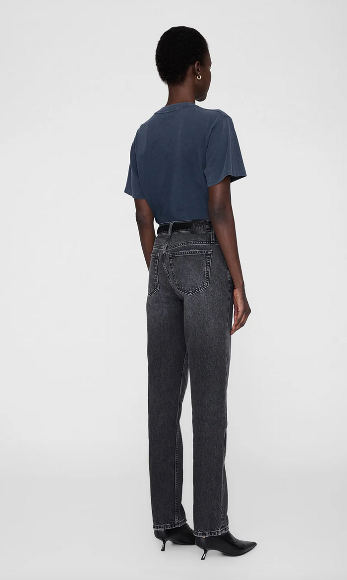 Anine Bing Lili Tee Snake - Washed Black