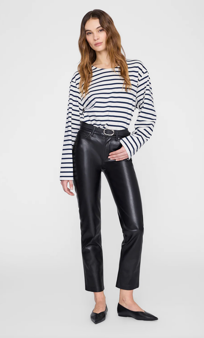 Anine Bing Newton Tee - Navy Stripe