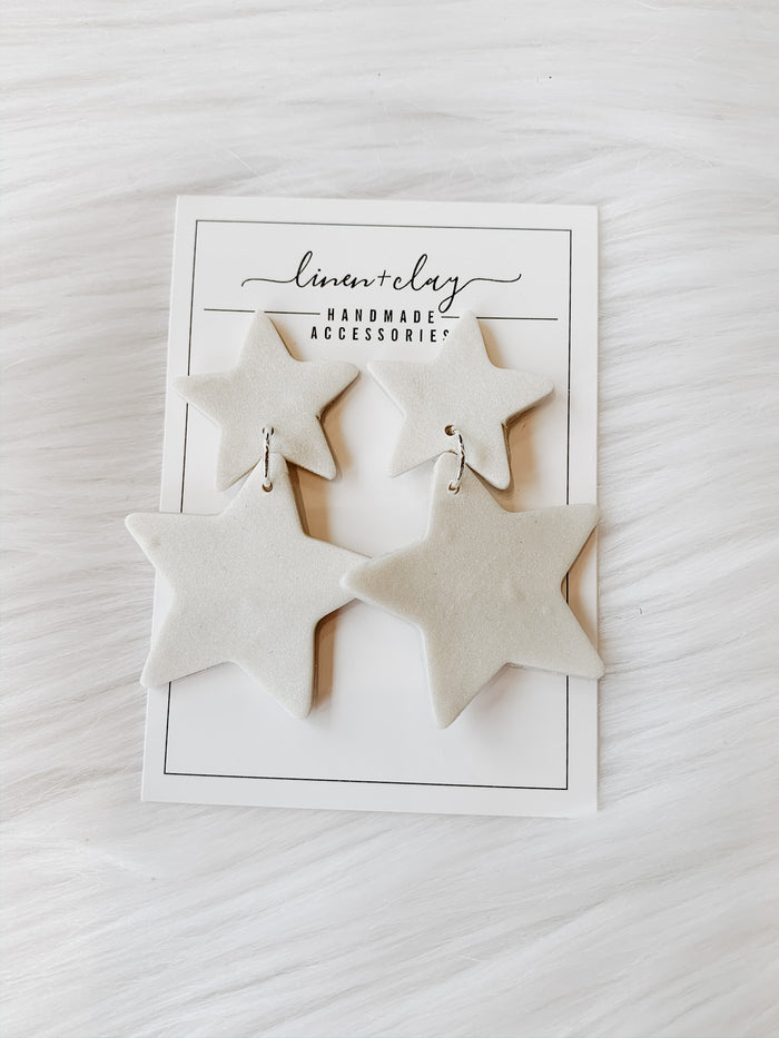 Ava Earrings - Greige Goods