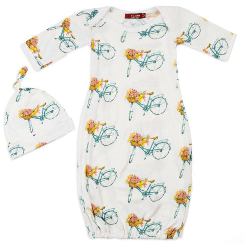 0-3M / Floral Bicycle