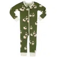 B Greige Baby Zip PJs - Greige Goods