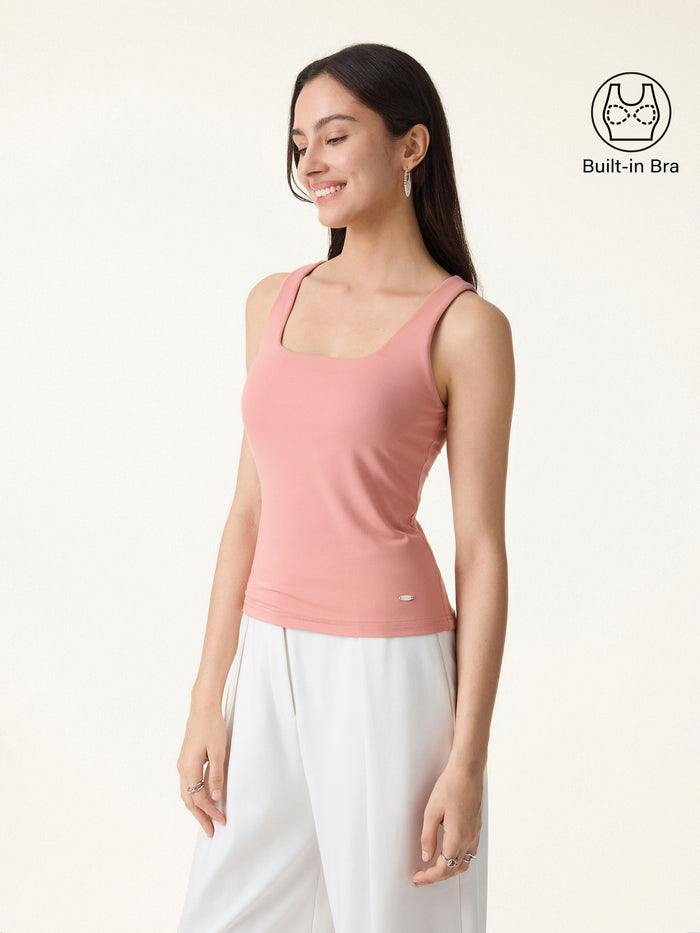 OGLmove Cooling Essential Summer Bandless Bra Tank Sahara XS