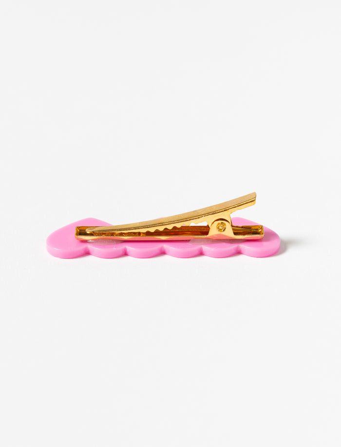 Barrettes en forme de cœur - paquet de 4