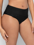 Bas de bikini taille haute croisé