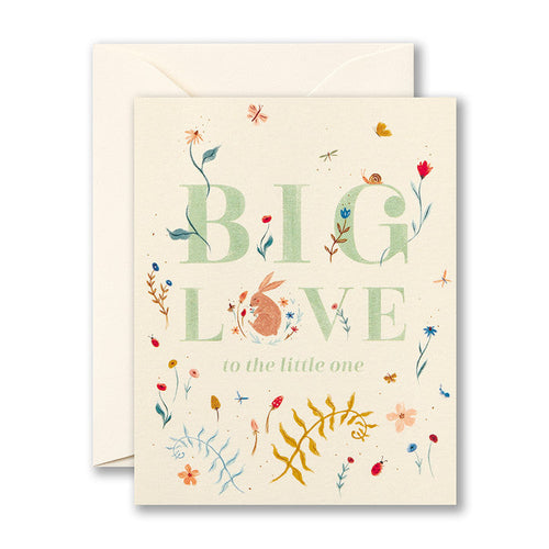 "Big Love To The Little One" Card - Greige Goods