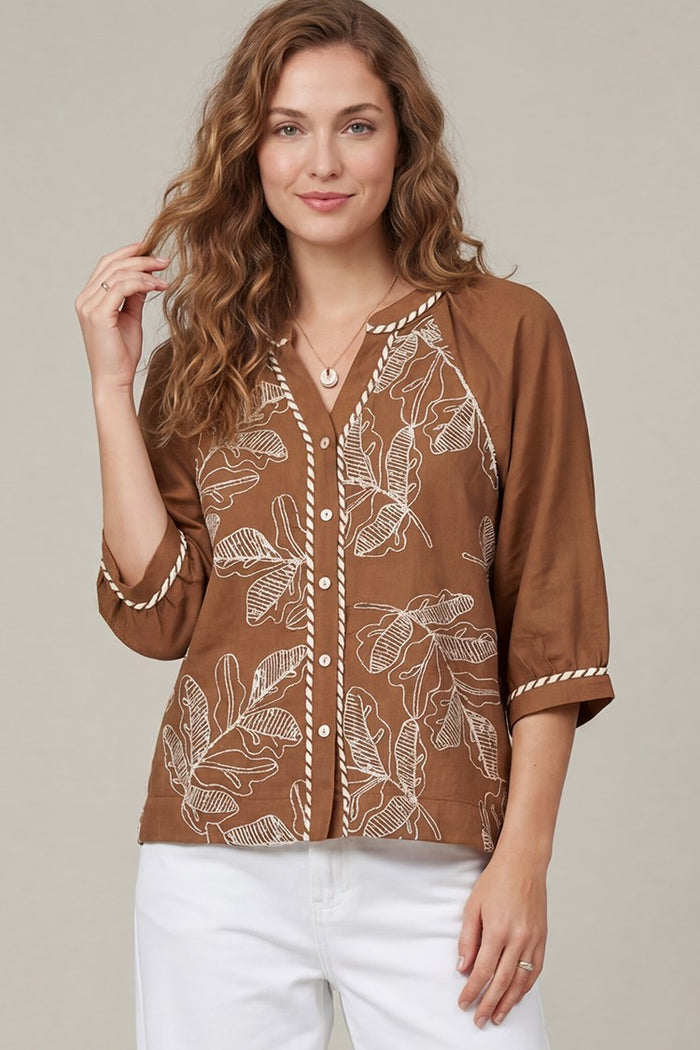 Blossom Stitch Blouse