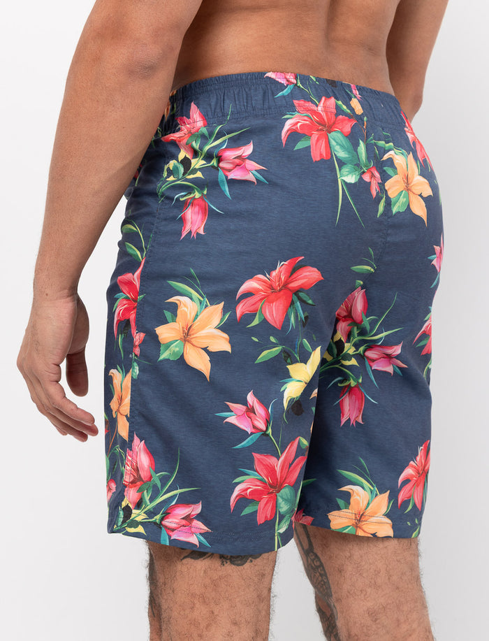 Boardshort imprimé à poche latéral