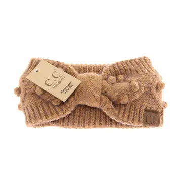 Bobble Knit Headband - Greige Goods