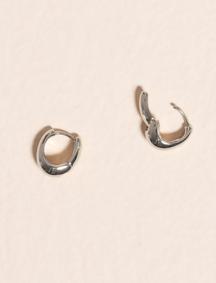Boucles d'oreilles anneaux dormeuses