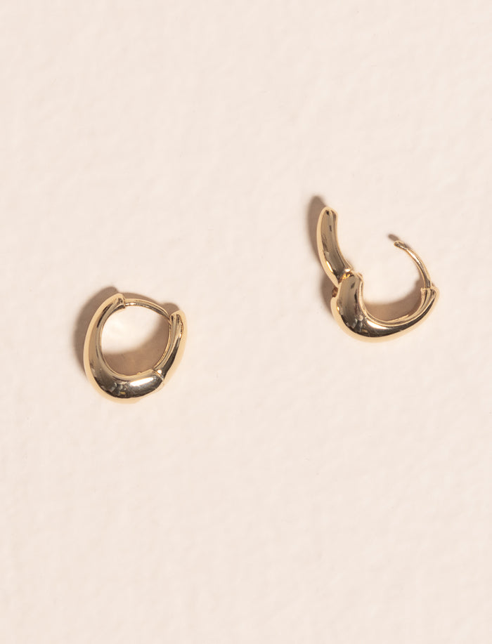 Boucles d'oreilles anneaux dormeuses