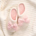 Bow Blush Slippers - Greige Goods