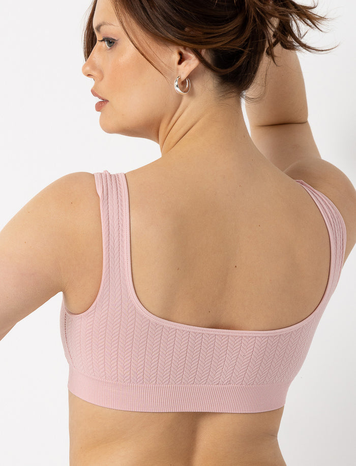 Bralette texturée sans coutures
