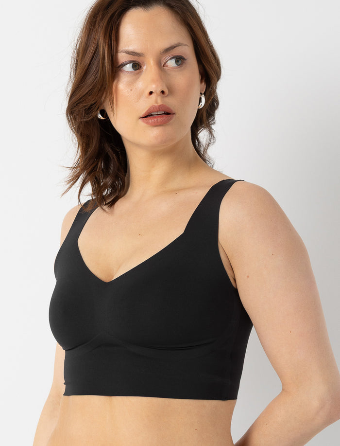 Bralette unie sans coutures