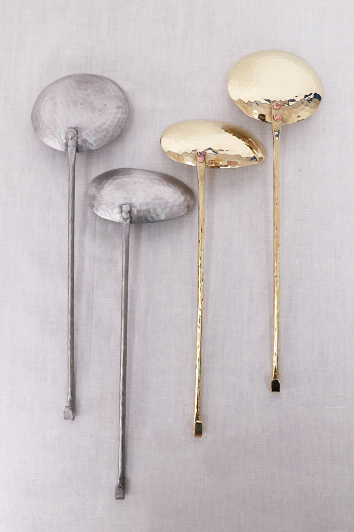 Brass Serving Spoons Set