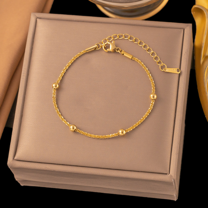 Brazalete Cadena de Cuerda & Esferas