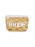 Bride Straw Zip Pouch - Greige Goods