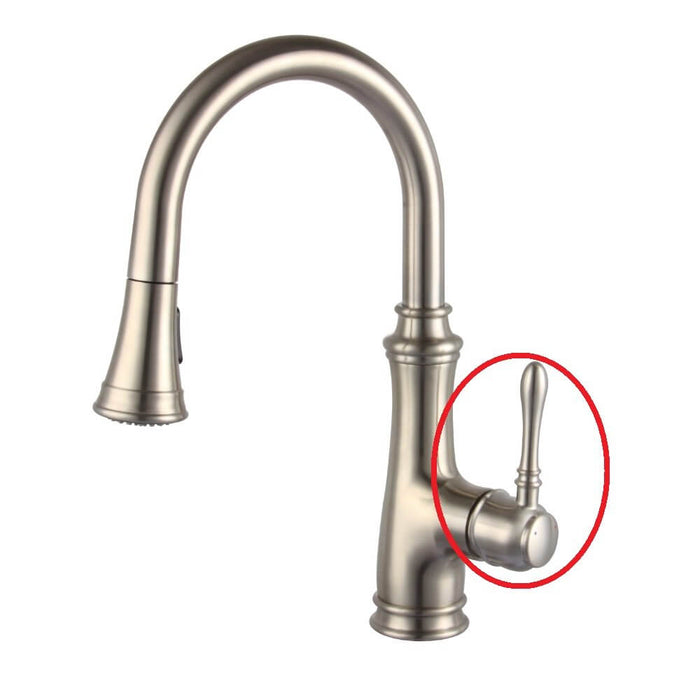 Brushed Nickel Faucet Handle