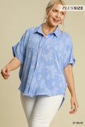 Button Down Dolman Top - Greige Goods