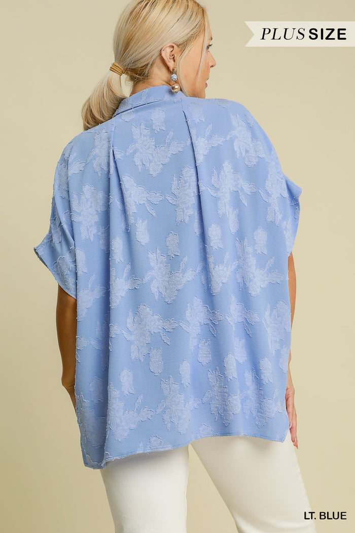 Button Down Dolman Top - Greige Goods