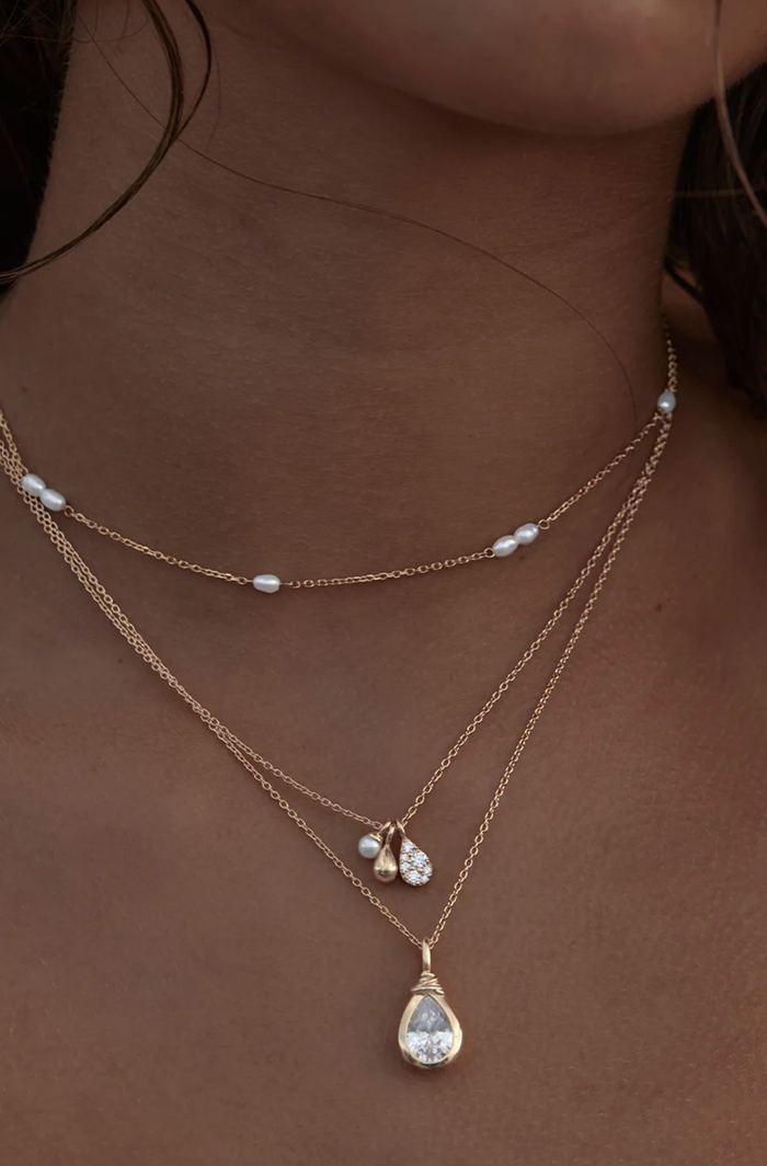 By Charlotte 18k Gold Vermeil Serene Dreams Pearl Choker