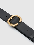 Camilla and Marc Brody Belt - Black/Gold