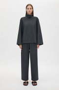 Camilla and Marc Sabine Lounge Top - Charcoal Marle