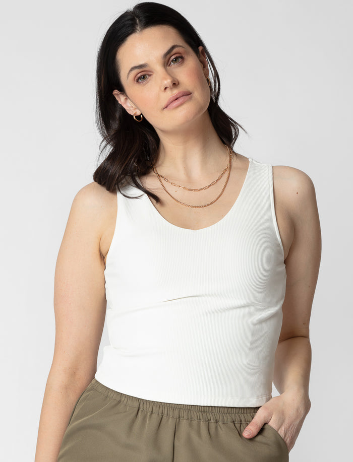 Camisole ajustée à col en V