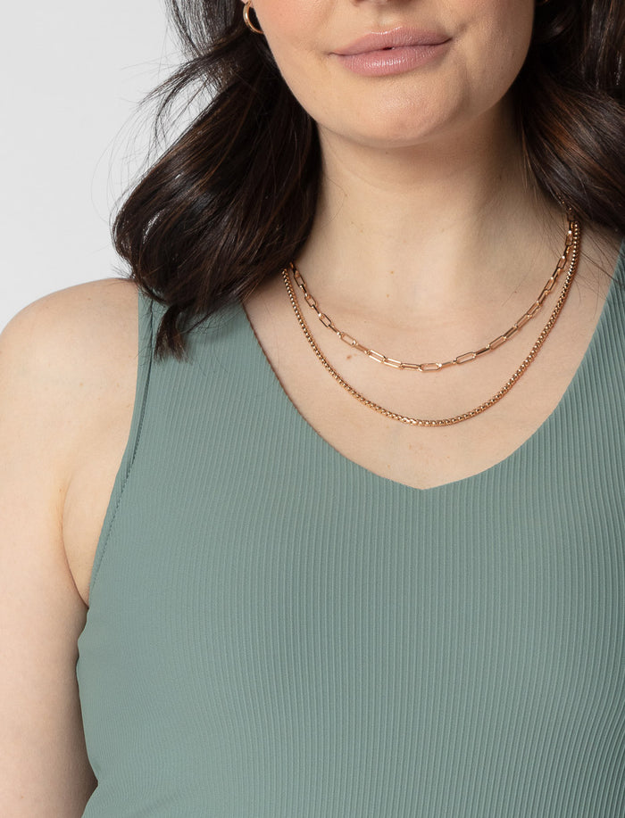 Camisole ajustée à col en V
