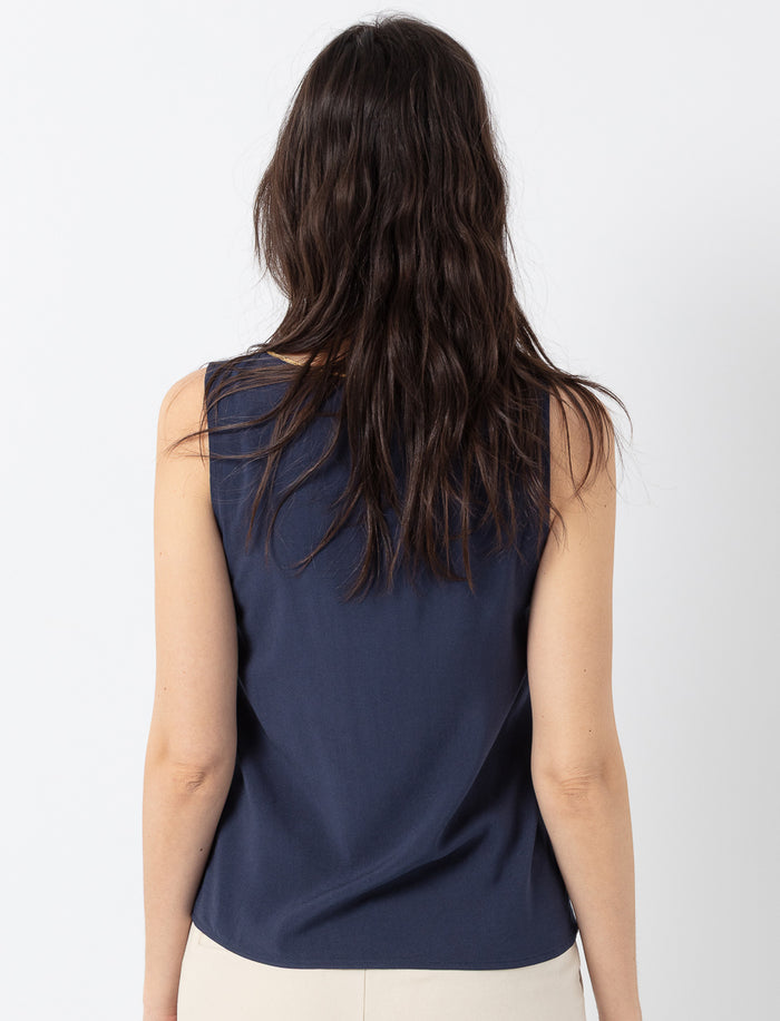 Camisole unie à col en V