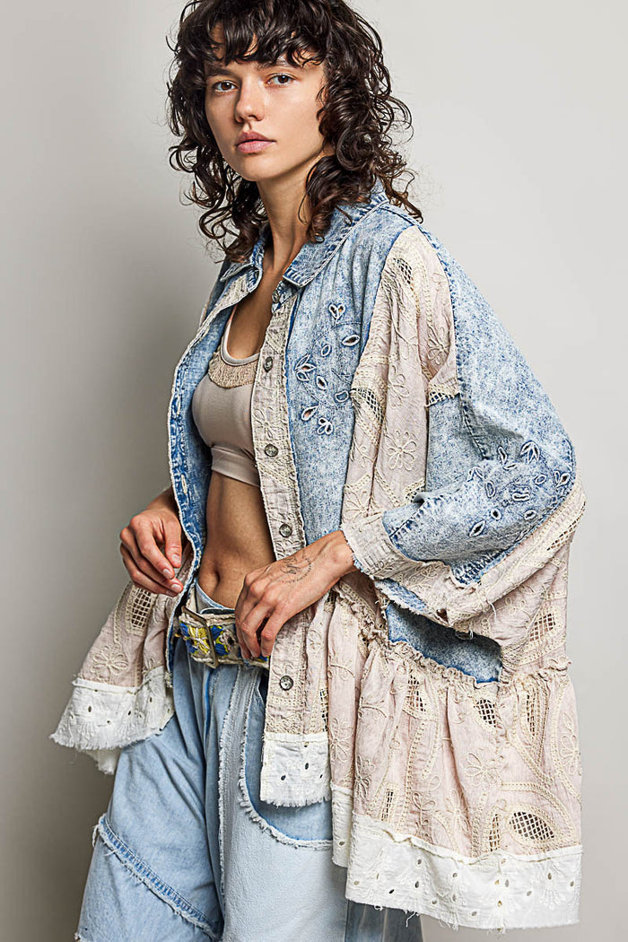 Canyon Lace Denim Jacket