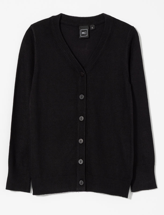 Cardigan à boutons à col en V - petite fille