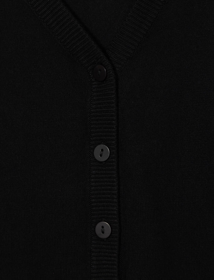 Cardigan à boutons à col en V - petite fille