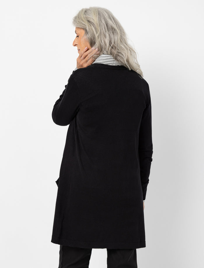 Cardigan ouvert à poches